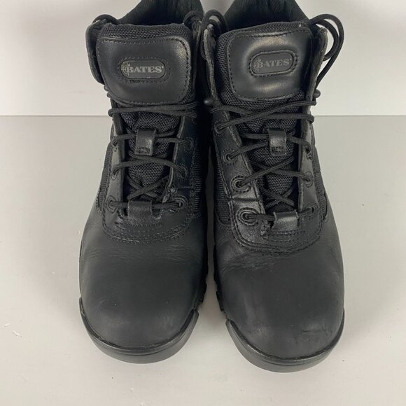 Bates Tactical Sport Combat Boots Men's 9 EW Black Leather Military E02262 - Picture 4 of 9